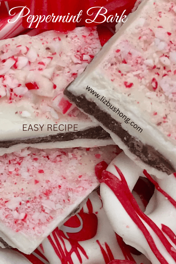 Peppermint Bark Recipe lizbushong.com