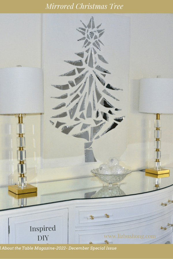 Gold white diningroom Decor lizbushong.com-mirrored diy