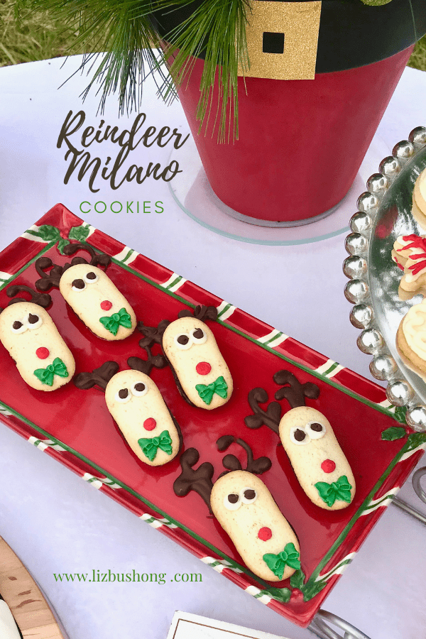 How to make Milano Reindeer cookies lizbushong.com