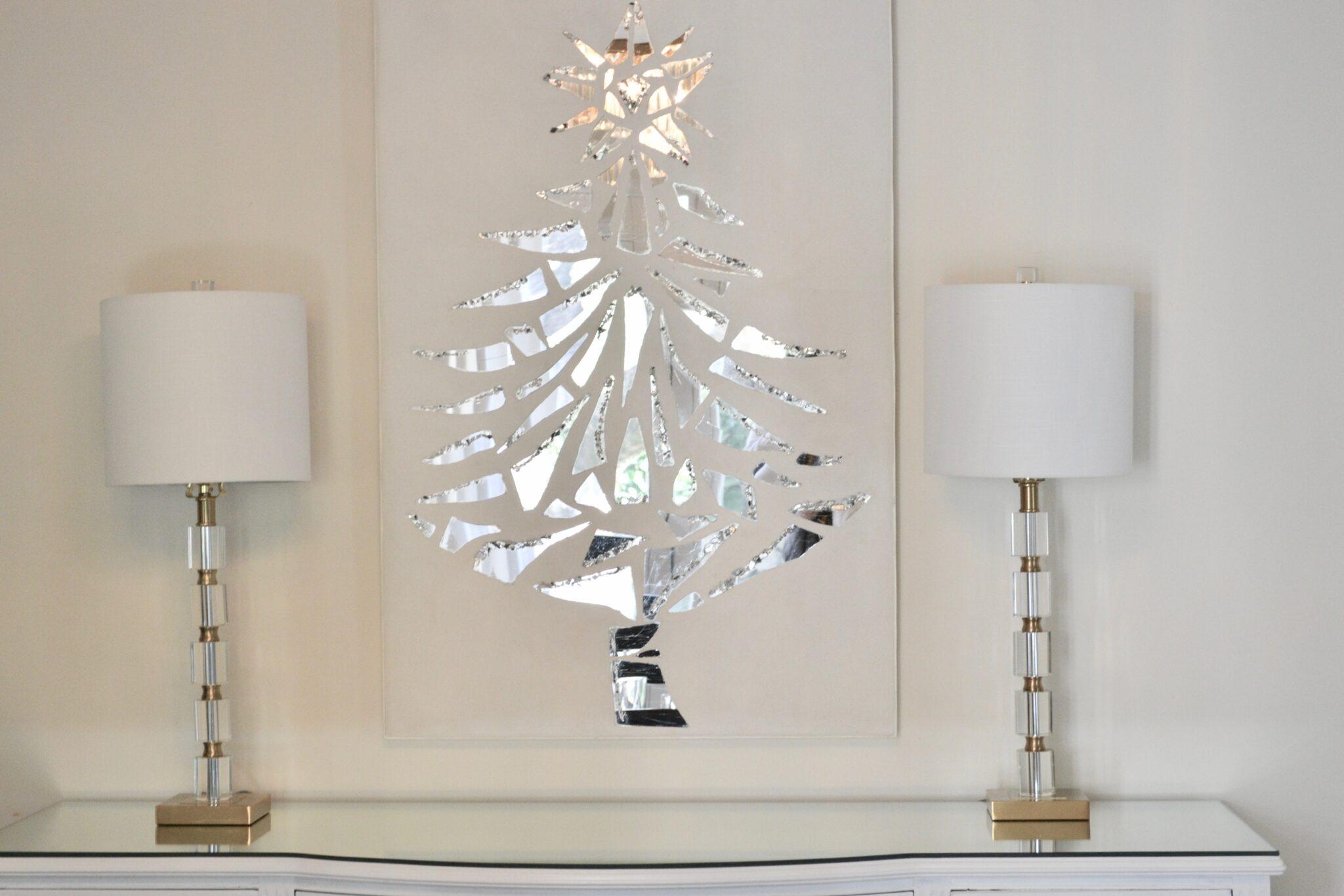 Mirrored Christmas Tree Wall Art Liz Bushong