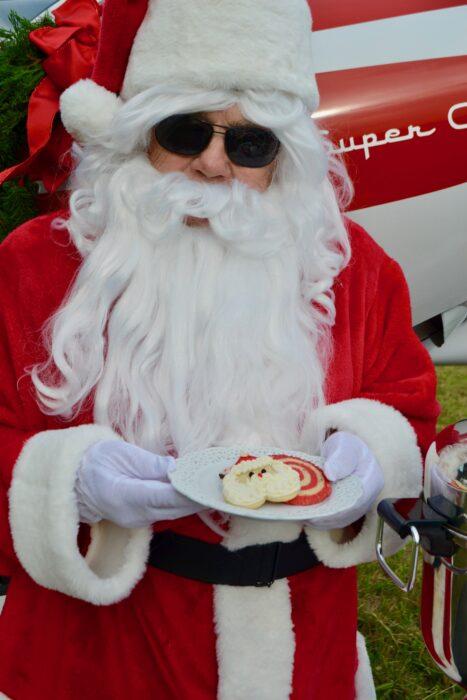 Santa  with Cookies lizbushong.com