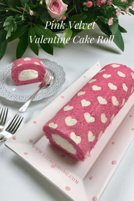 Pink Velvet Valentine Roulade - Liz Bushong