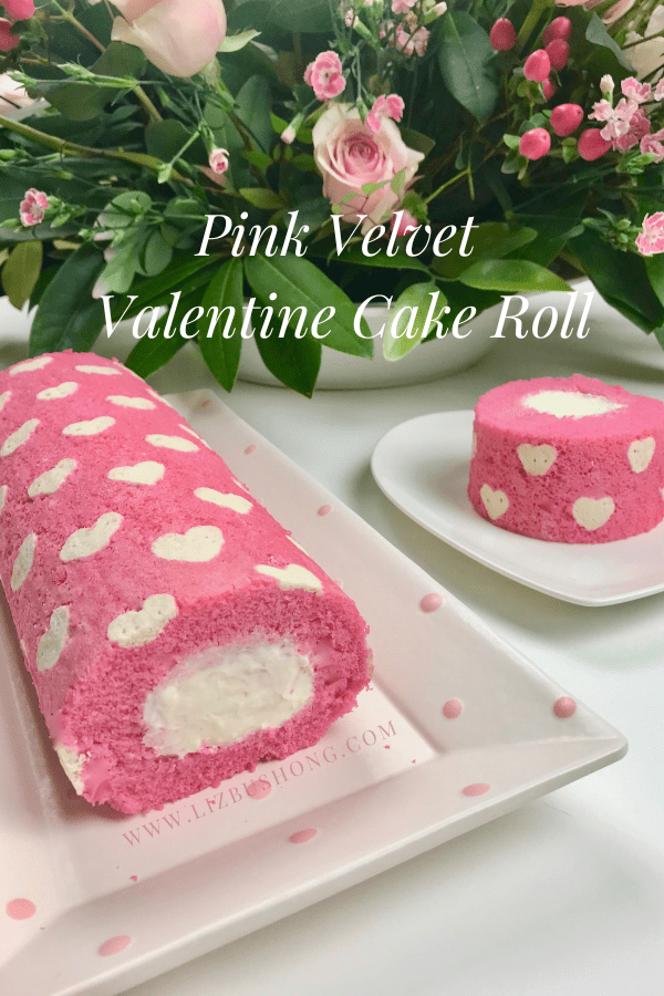 How to make Pink Velvet Heart Sponge Cake lizbushong.com
