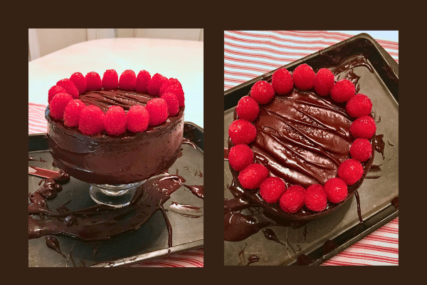 How to Make a Mini Chocolate Raspberry Truffle Cake lizbushong.com