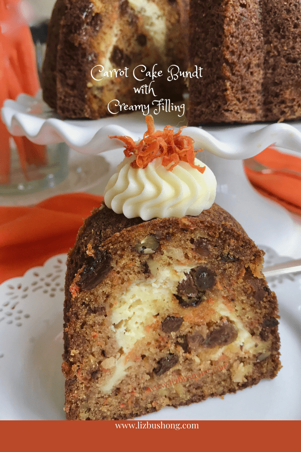 How to make a carrot cake with creamy filling bundt cake lizbushong.com