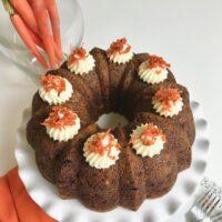 How to make a carrot cake bundt cake with cream cheese filling lizbushong.com