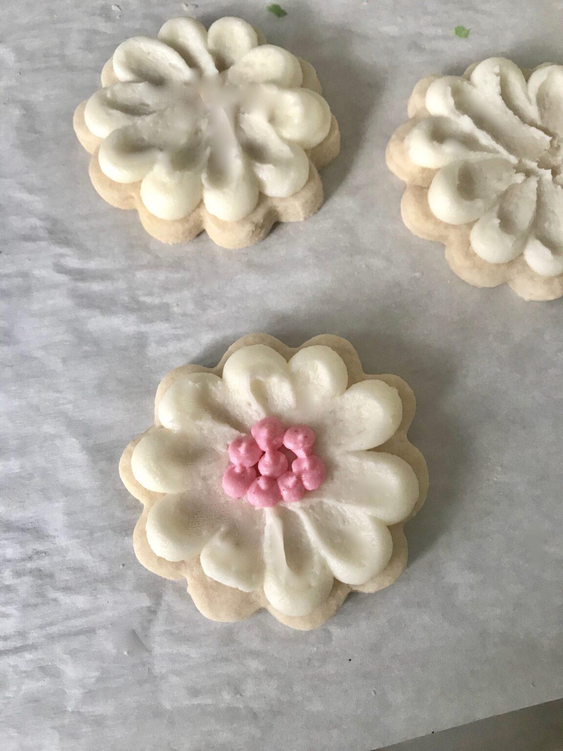 Rose & Flower Butter Cookies - Liz Bushong