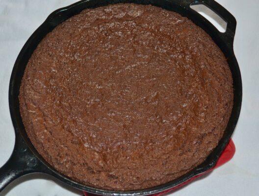 How to make Skillet Chocolate orange Cake Dessert lizbushong.com