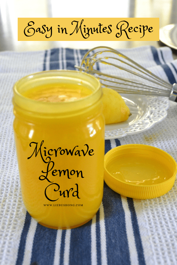 Microwave lemon curd