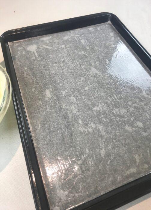 Prepared sheet pan for sponge cake lizbushong.com
