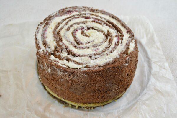 Vertical zebra cake sponge cake round ready to frost lizbushong.com