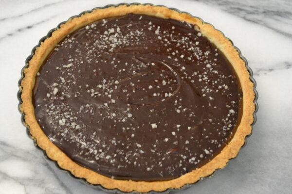 Chocolate Caramel tart lizbushong.com