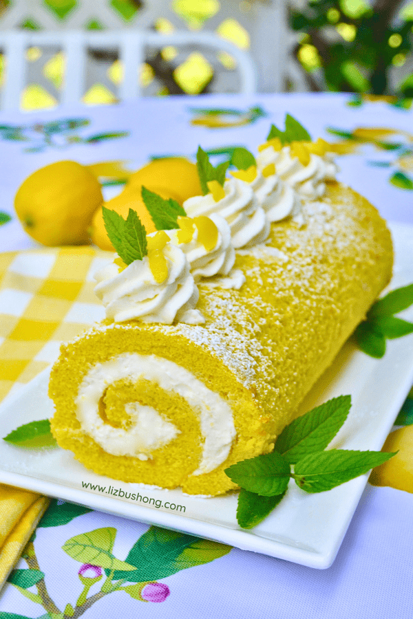How to make a lemon creme cake roll lizbushong.com