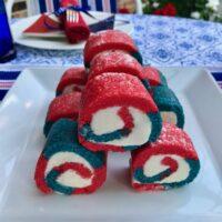 Mini Red, White & Blue Cake Rolls lizbushong.com