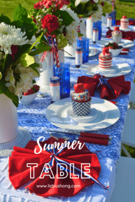 How to set a patriotic table scape lizbushong.com