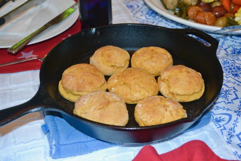 Sweet Potato Biscuits with Maple Butter