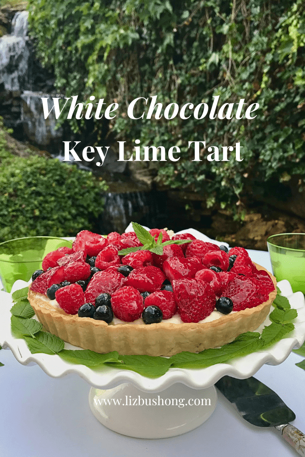 How to make White Chocolate Key Lime Tart lizbushong.com
