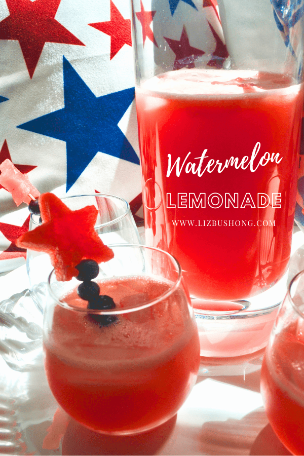 How to make Watermelon lemonade sip lizbushong.com