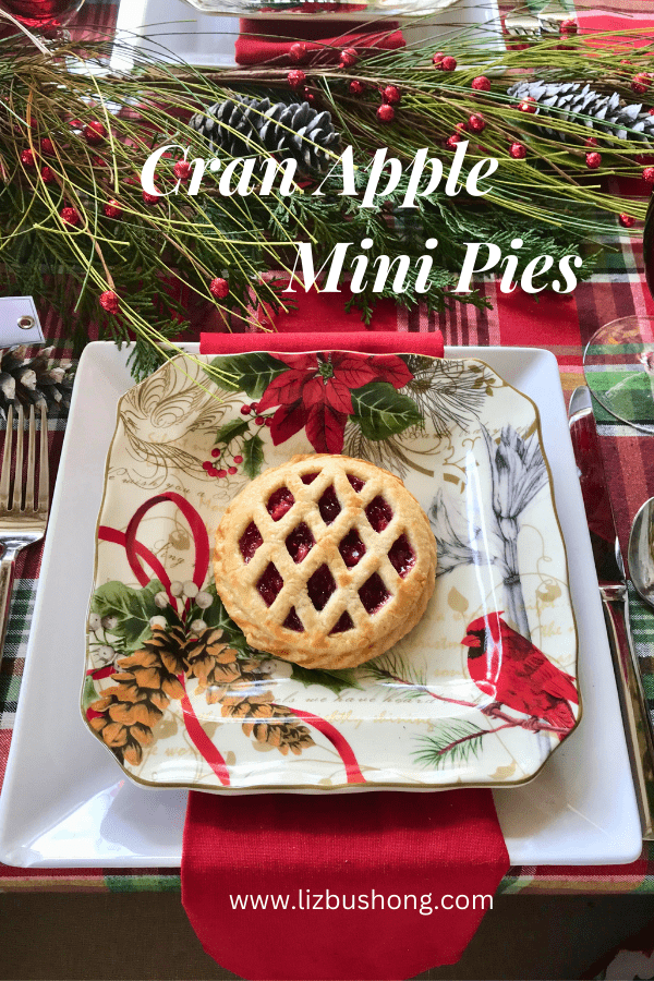 How to make mini cranapple pie/tarts lizbushong.com