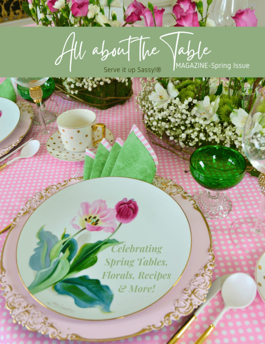 Spring issue 2024 All About the table magazine lizbushong.com