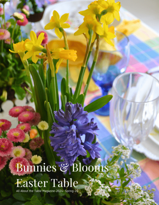 Preview page-All about the table spring issue 2024 Bunny blooms