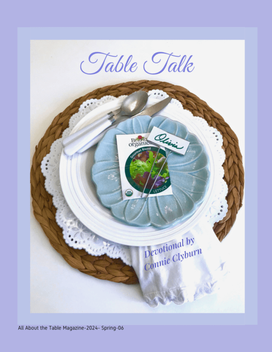 Preview page-All about the table spring issue 2024 Table Talk Devo