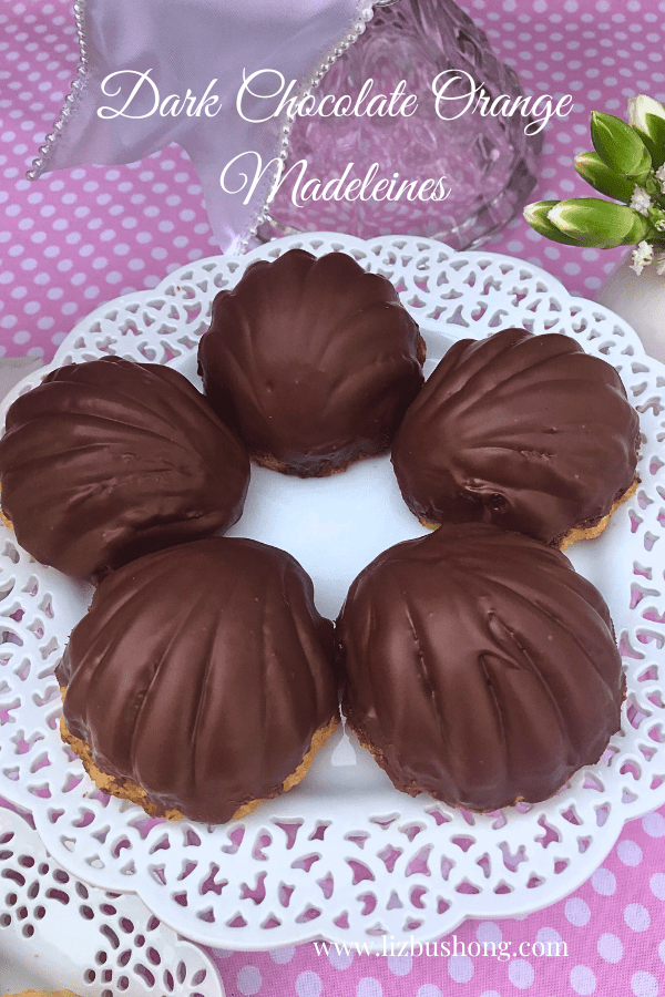 How to Make Dark Chocolate Orange Madeleines lizbushong.com
