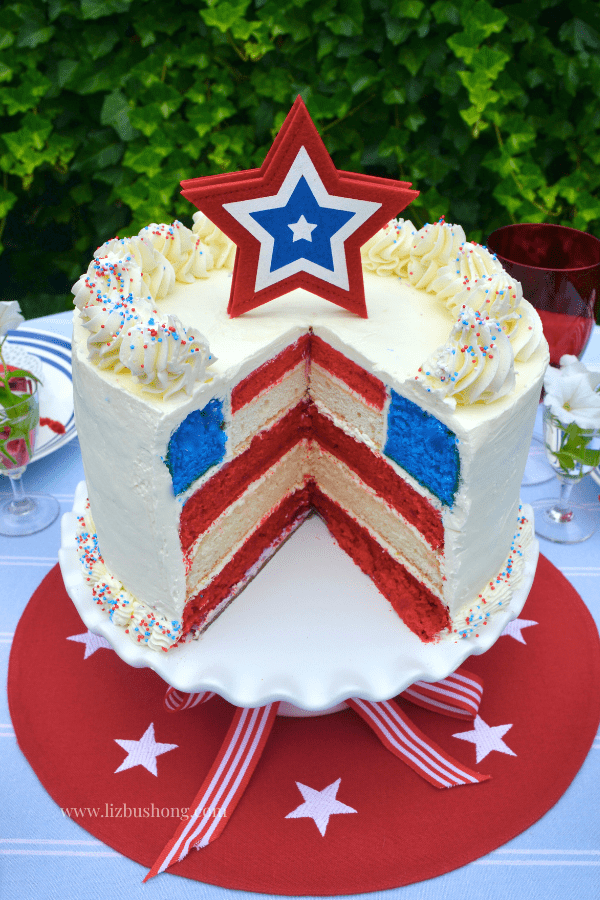 All American Flag Cake