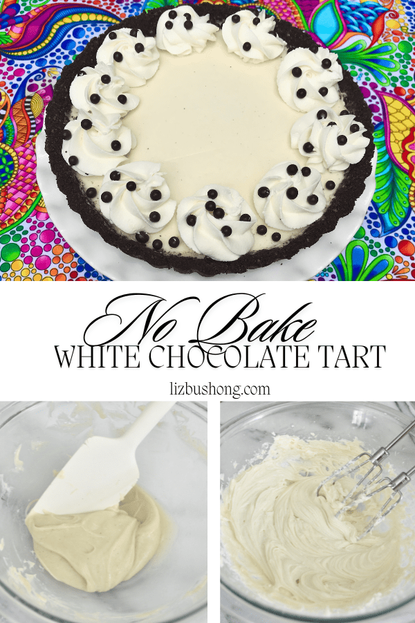 How to Make No Bake White Chocolate Tart lizbushong.com