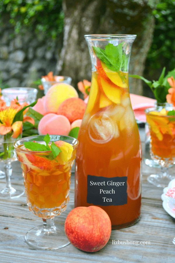 Sweet Ginger Peach Tea