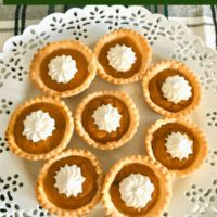 How to make Mini Pumpkin Pie Tarts lizbushong.com