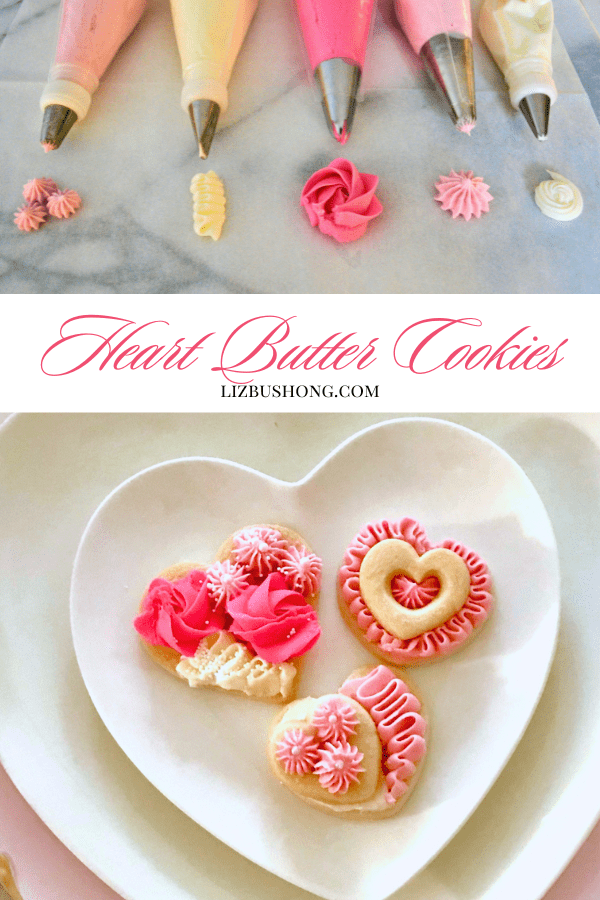 How to Make Fancy Styled Heart Butter Cookies