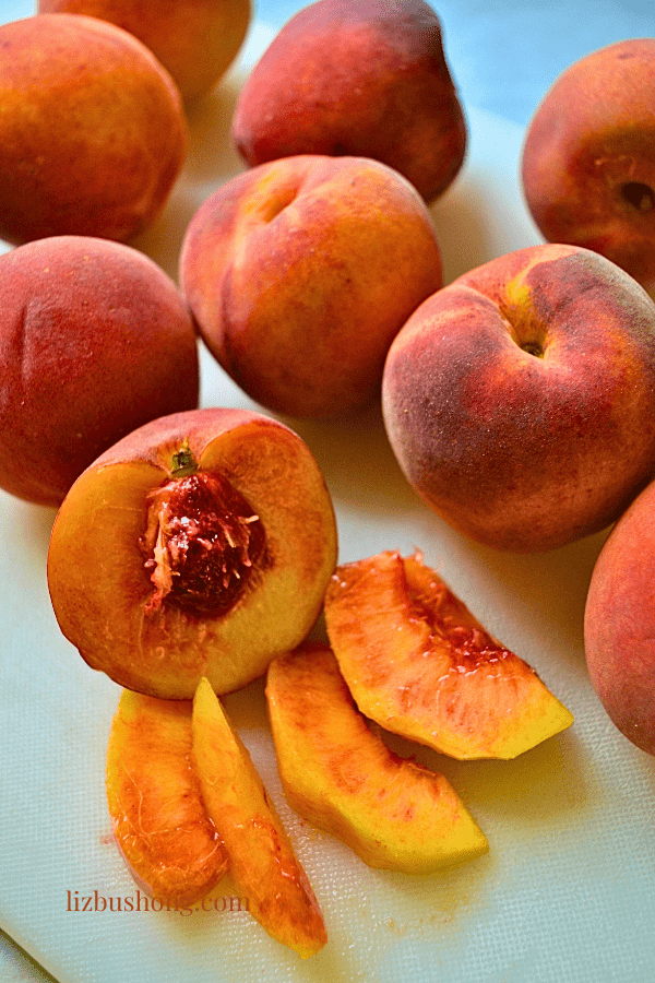 How to slice fresh peaches lizbushong.com 