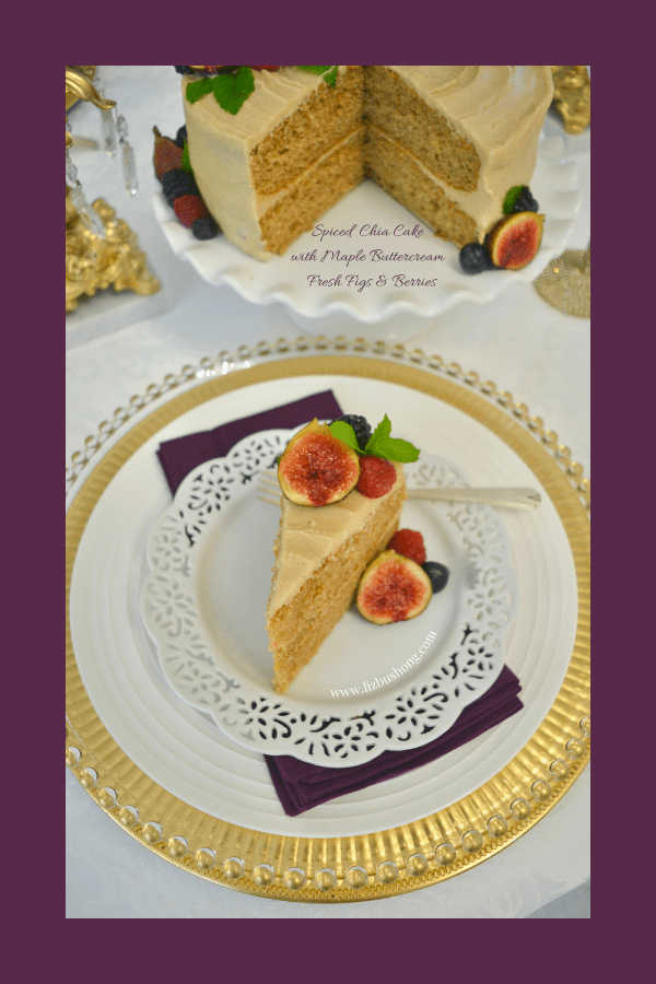 How to make chia spiced cake lizbushong.com