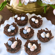 Chocolate Bird Nest No Bake Recipe