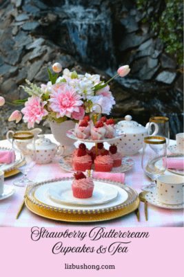 How to Make Strawberry Buttercream cupcakes lizbushong.com